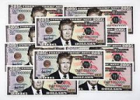USA Pres. Donald Trump dollars 1 kom - fantasy paper money (UNC)