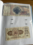 Prodajem album starih novčanica 1.dio