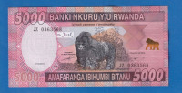 RWANDA - 2014 5000 Francs UNC Banknote 0363568 / 620
