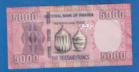 RWANDA - 2014 5000 Francs UNC Banknote 0363569 / 620