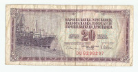 SFRJ 20 dinara 1978.