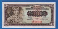 SFRY JUGOSLAVIJA 1000 dinara 1955 UNC ser : DU547862  / 2094