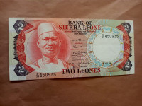 Sierra Leone 2 leones 1980..