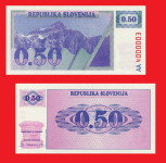 Slovenia 0,5 Tolar  1990