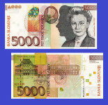 Slovenia 5000 Tolarjev 2004
