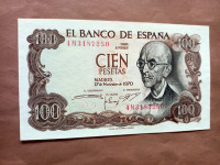 Španjolska 100 peseta 1970..