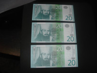 Srbija / Serbia 20 dinara 2013.UNC (3 kom)