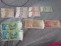 Stare novčanice, lot 11 novčanica, 5 eura