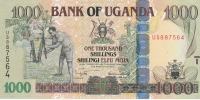 UGANDA 1000 SHILING 2005 G
