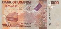 UGANDA 1000 SHILING 2010 G