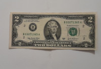 USA 2 DOLLARA