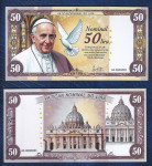 VATICAN 50 LIRE 2024 UNC