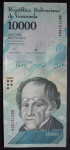Venezuela 10 000 Bolívares 2017