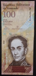 VENEZUELA- 100 BOLIVARES 2015.