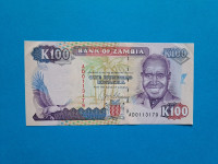Zambija (Zambia) 100 Kwacha 1991 UNC