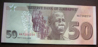 Zimbabve 50 Dollars 2020