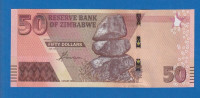 ZIMBABWE 50 DOLLARS 2020 / UNC /