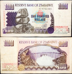 ZIMBABWE / ZIMBABVE (1995) 100 Dollars