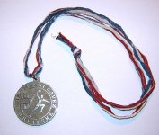 Medalja - Hrvatsko kadetsko prvenstvo 1990. godine srebrna