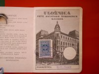 DOKUMENT ULOŽNICA PRVE HRVATSKE ŠTEDIONICE ZAGREB 1937-1942.GODINA