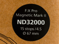 Novi Rollei filter 67mm F:X PRO magnetic Mark II ND3200 (15 stops)