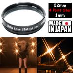 Tiffen 4 Point 1mm STAR Filter za Efekt Zvjezdica Objektiv Leća 52mm