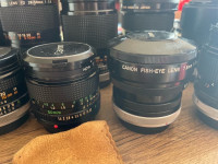 Canon FD fish-eye 7.5mm 1:5.6 s.s.c