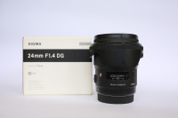 Sigma 24 mm f1,4 DG HSM Art za Canon