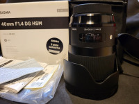Sigma Art 40mm f/1.4 canon