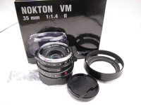 Voigtländer Nokton 35mm 1.4 M.C. VM II Leica
