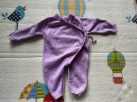 Ljubičasti kombinezon sa srcima 50