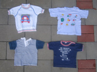 Majica s kratkim rukavima za dječaka vel. 9-12 mj. Više komada