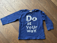 Plava majica dugih rukava 82