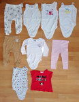 Set 16 - Odjeća za curicu veličina 74-80