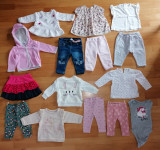 Set 4 - Odjeća za curicu veličina 68