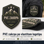 Gumena zakrpa po vlastitom logotipu