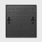KANALSKI POKLOPAC 600 x 600 mm, B125, S RUČKAMA ZA PODIZANJE