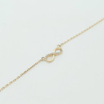 14K ZLATNI LANČIĆ S PRIVJESKOM 3,16G .585***24RATE***R1***