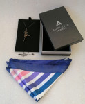 Adriatic Jewels - Komplet Lančić sa privjeskom i svilena marama