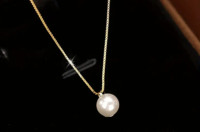 DUGAČKA OGRLICA S VELIKIM BISEROM - NOVO