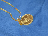 LANČIĆ - OGRLICA  DUKAT VELIKI   N O V O
