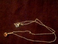 Lančić - ogrlica od srebra 925 s privjeskom - 19