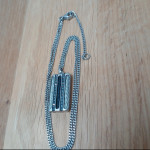 Muška ogrlica s kamenjem hematita