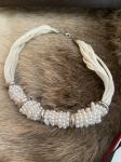 Ogrlica za žene  biseri kristali