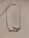 Ogrlica od nehrđajućeg čelika zodijačko sazviježđe Vage