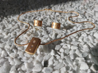 Ogrlica s privjeskom i 2 naušnicama