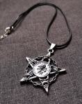 Pentagram ogrlica sa simbolima