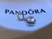 Privjesak Pandora cvijet srebro sa žigom