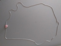 Srebrni lančić s privjeskom