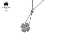 SWAROVSKI LANČIĆ S PRIVJESKOM DJETELINA / R1, RATE!